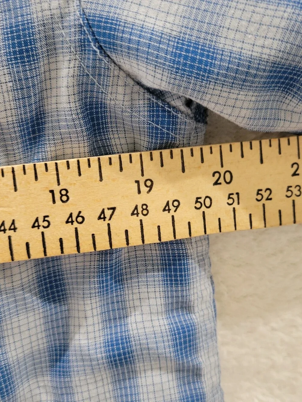 North Face Shirt Men's Sz Small Blue Grey Plaid Button Vented SS Breathable